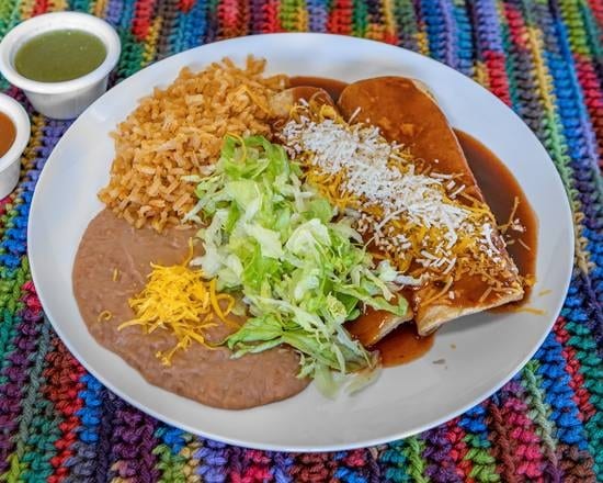 2 Cheese Enchiladas.